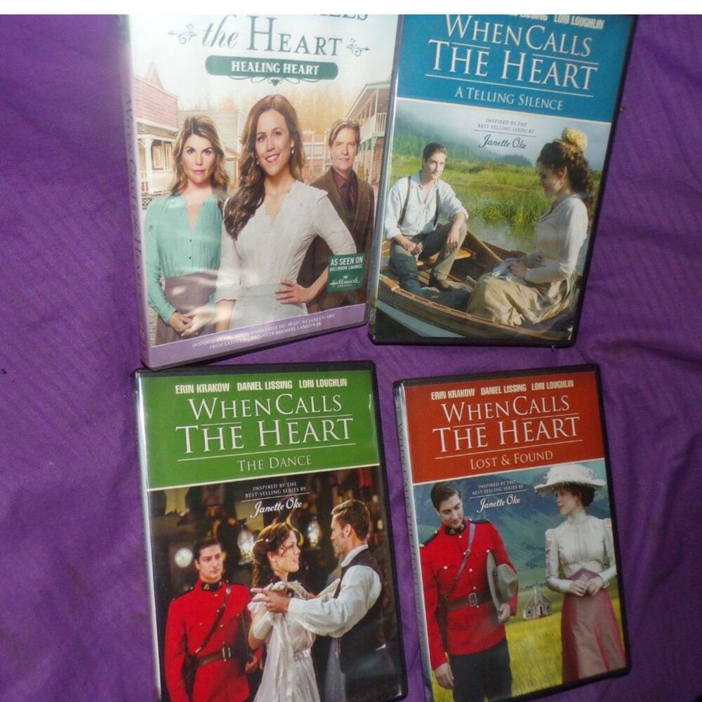 4 When Calls the Heart dvds Healing Heart Telling Silence The Dance  Lost Found